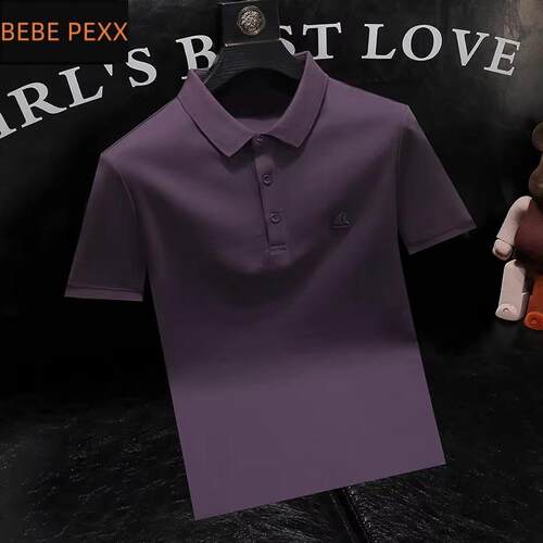 BEBE PEXX~翻领polo衫男士夏季高级感痞帅透气短袖t恤休闲简约潮t