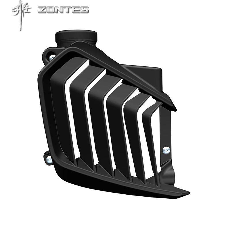 升仕ZT150T-D ZT150T-M踏板摩托车发动机右装饰罩主水箱装饰罩网