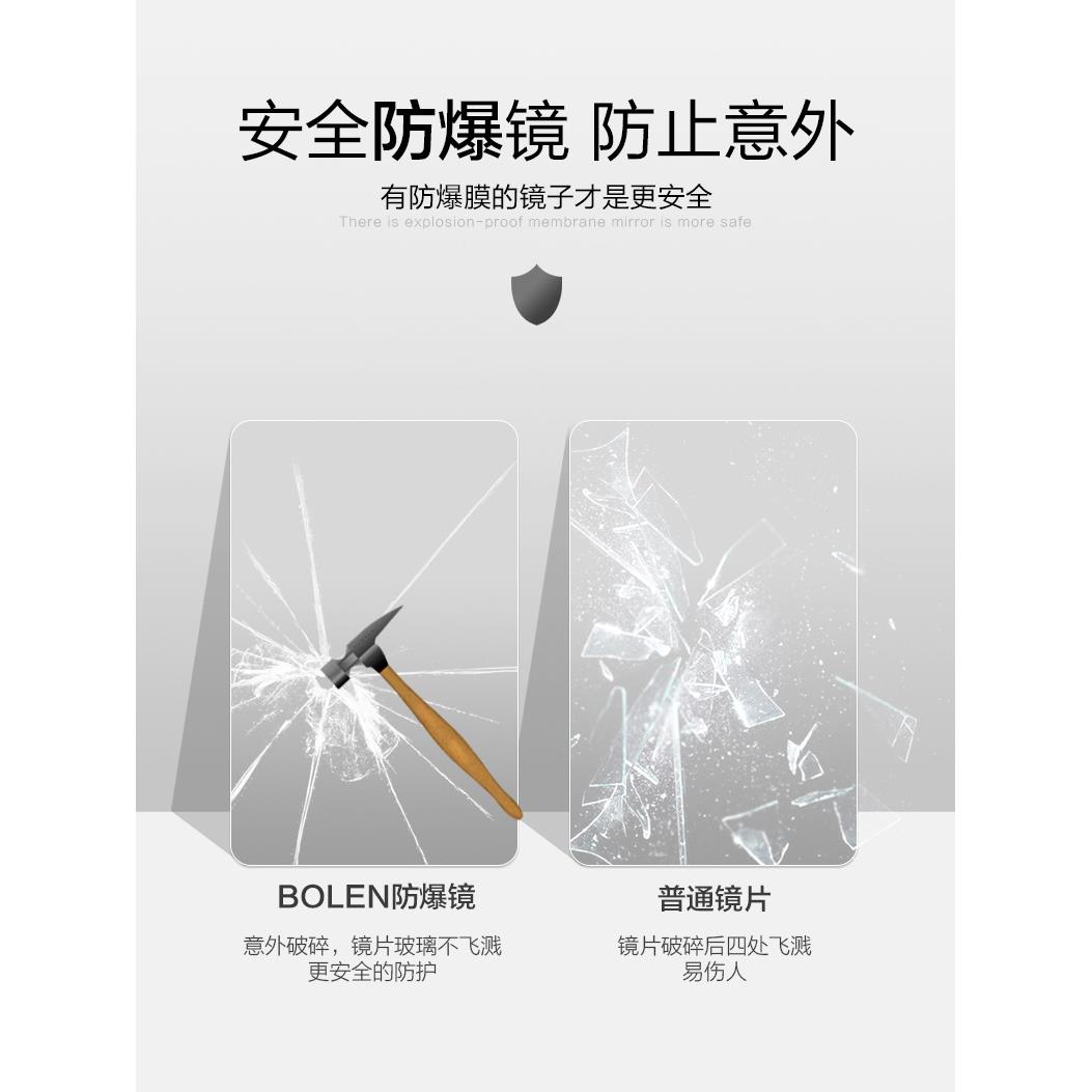 B装OLE试N新式复古穿衣镜壁挂全身落地SVX衣镜服装店饰玄关大镜中