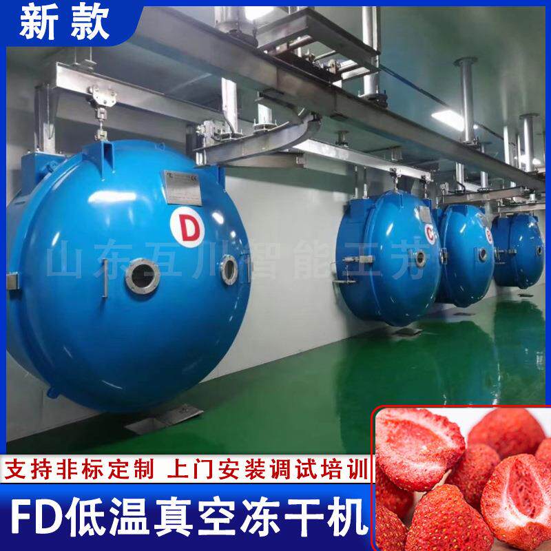机冻干HFD350L主狗粮设自备 食无花果FD真空干燥 石斛花全动冻干