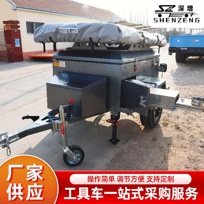 0.5吨汽车拖车野营帐篷拖车小型拖挂车房车拖车野营小拖挂