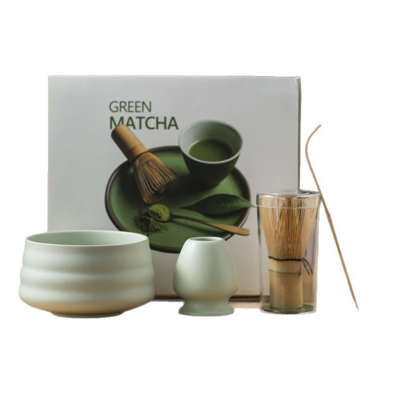 日式抹茶碗打抹茶工具百本立点茶陶瓷茶碗搅拌器抹茶刷茶筅器套装