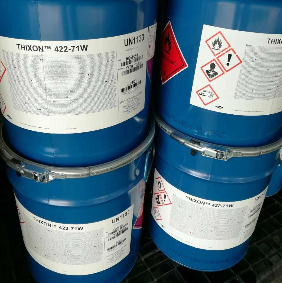 供应PU聚氨酯橡胶与金属热塑 罗门哈斯THIXON422 3.8kg胶粘剂