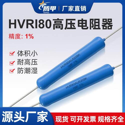 HVR80高压绝缘耐压检测校准认证标准电阻器3W5W10W10K1M500MF1%