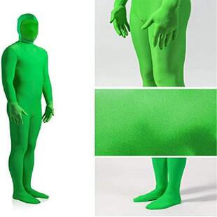 Full Bodysuit Green Screen Suit Chroma Key Jumpsuits for