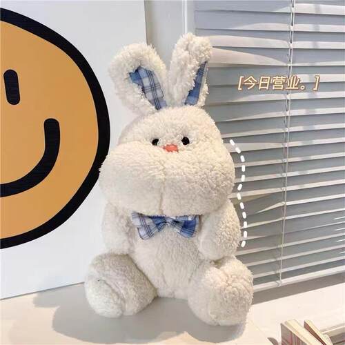 可爱兔子毛绒玩具白兔玩偶娃娃抱枕儿童公仔女生生日礼物元旦礼品