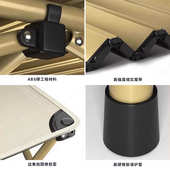 户外烧烤桌椅折叠便携露营车载摆摊桌子套装 野营蛋卷桌 野餐桌椅装