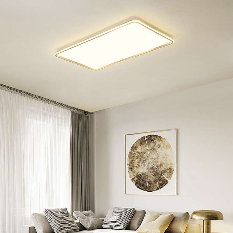 卧室led吸顶灯大气创意灯具轻家用现代金色奢简约灯大厅客厅房间