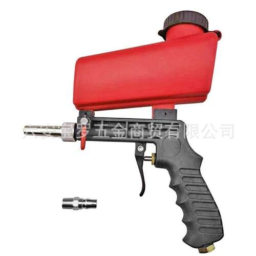 新款直销跨境爆款气动喷砂枪小型手持式喷砂枪便携式气动喷砂枪红