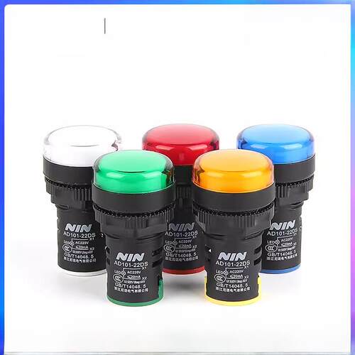Nin信号灯Ad101-22Ds电源指示灯高亮度Led Ad16-22Ds 220V 380V