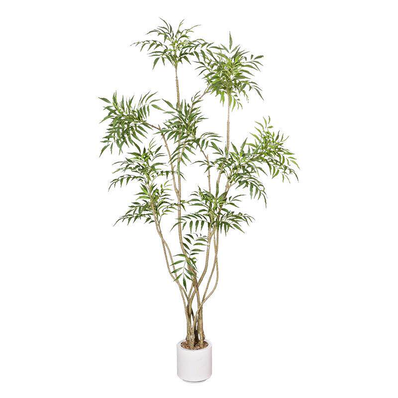 仿真十大功劳假植物室内家居装饰落地盆栽绿植橱窗竹叶草南天竹