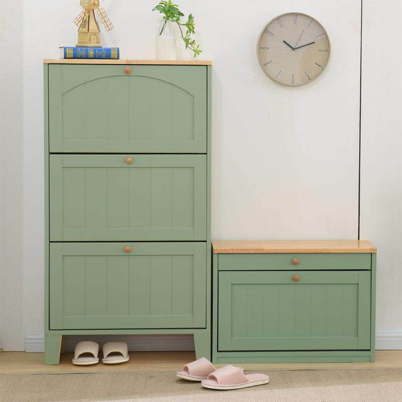 北欧美式地中海实木鞋柜家用门口超薄17翻斗玄关门外转角入户鞋柜,住宅家具,鞋柜,淘宝优惠券,粉丝福利购,淘宝优惠卷