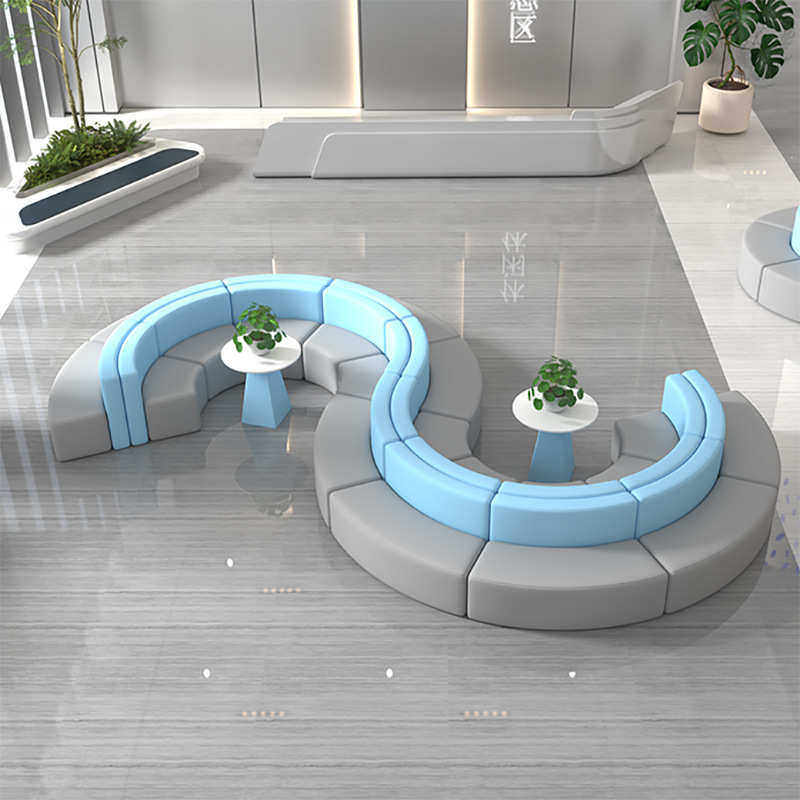 创意休闲休息区图书馆阅览室大厅接待培训机构幼儿园商场弧形沙发,商业/办公家具,沙发,淘宝优惠券,粉丝福利购,淘宝优惠卷