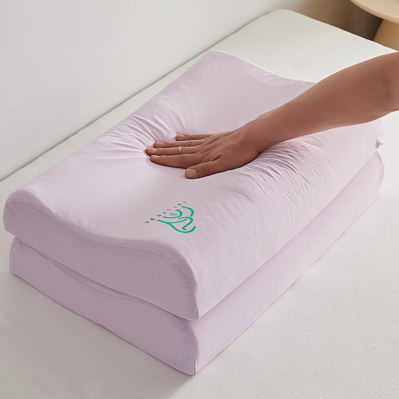 凉感冰丝天然乳胶枕儿童枕芯成人助睡眠颗粒按摩乳胶拆卸枕头