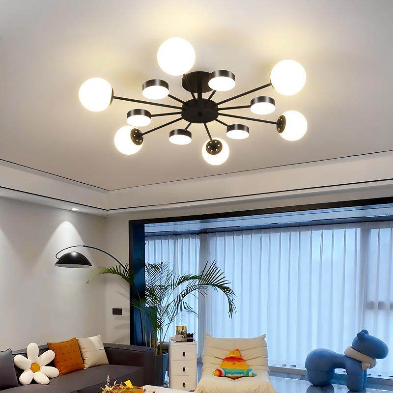 北欧风格吸顶灯客厅灯现代简约大气餐厅灯饰家用创意卧室房间灯具