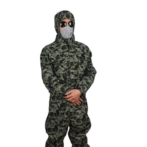 高档季薄款连仔体服 纯夏棉牛防护服防尘服 喷漆打磨防护服 喷砂