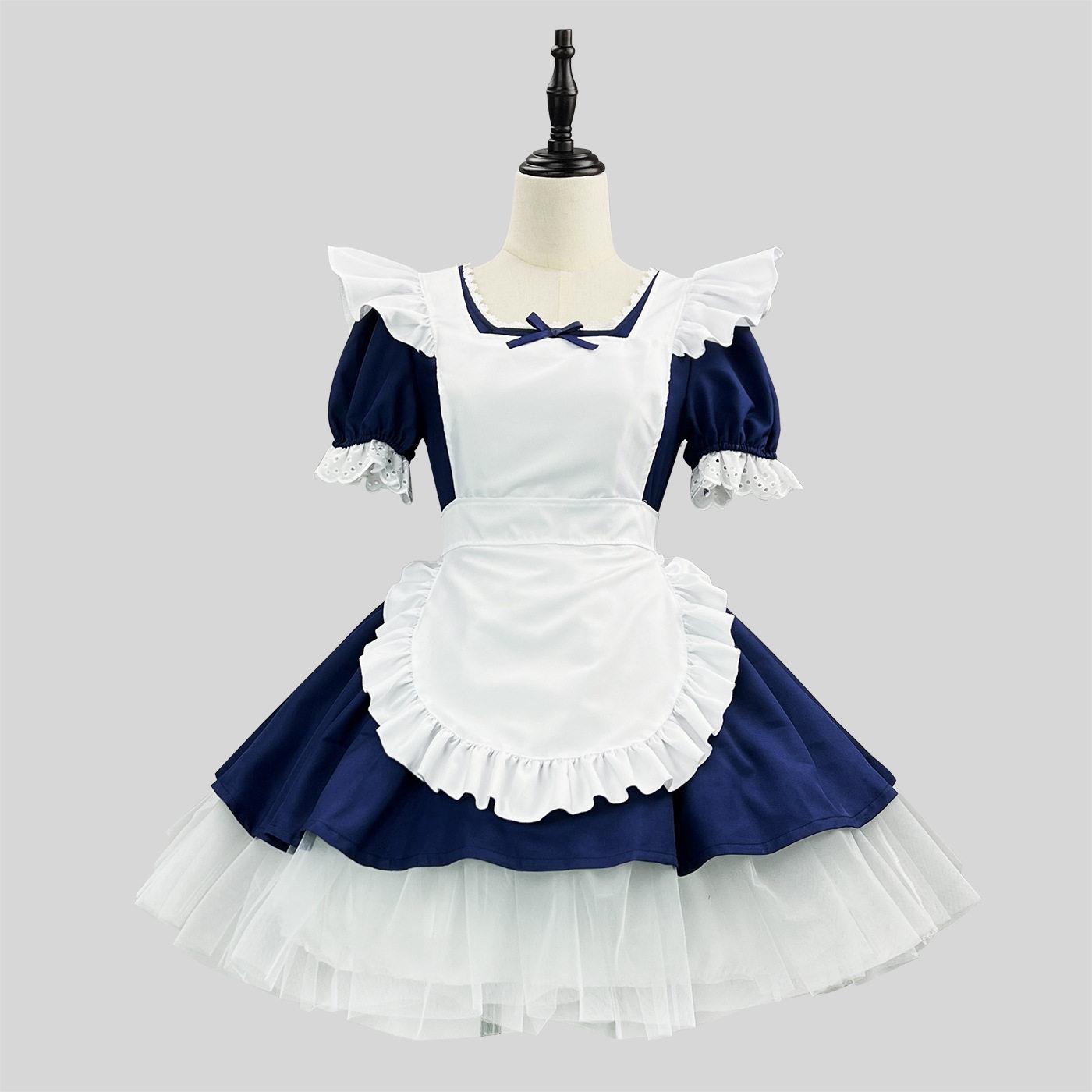 新品 经典天使女仆装日本爱丽丝软妹Lolita女佣裙咖啡厅连衣裙