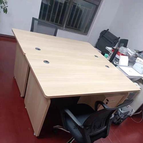 办公桌椅组合人现代简约小办室单1416B1213.2米1.米学校公职员老