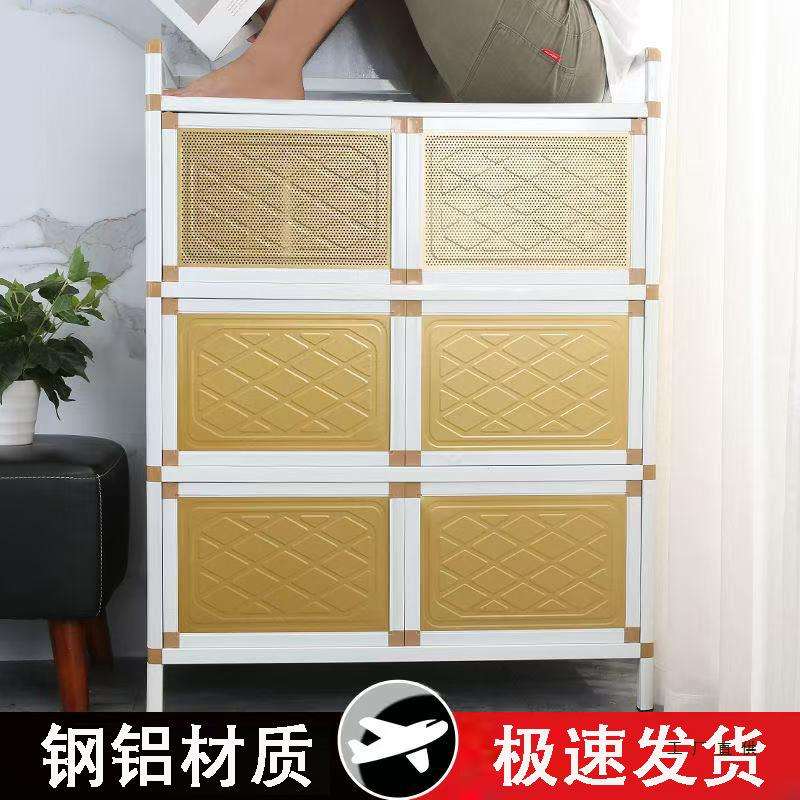 不锈钢碗柜家用厨房橱柜简易多功能储置物柜厨房收纳柜箱灶台架子
