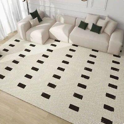 Simple Geometric Carpet Living Room Bedroom Wabi Sabi Home