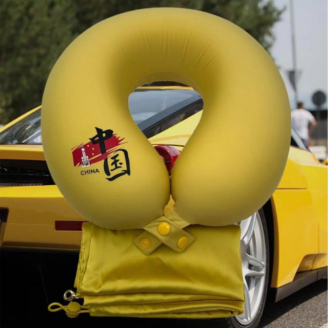 汽车U型枕办公室趴睡睡觉午睡枕学校生记忆棉脖枕仰睡靠垫抱枕头