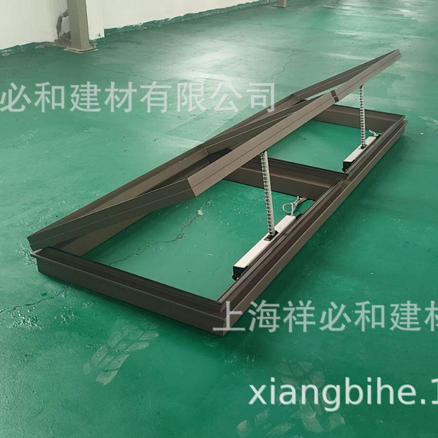 上海实力工厂制作平移滑动天窗厂房玻璃室电动移动天窗带雨感天窗