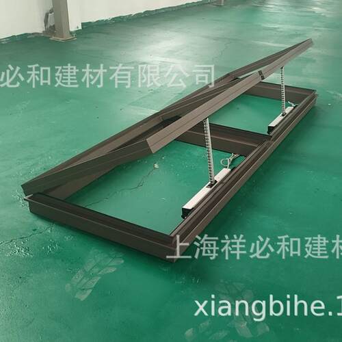 上海实力工厂制作平移滑动天窗厂房玻璃室电动移动天窗带雨感天窗