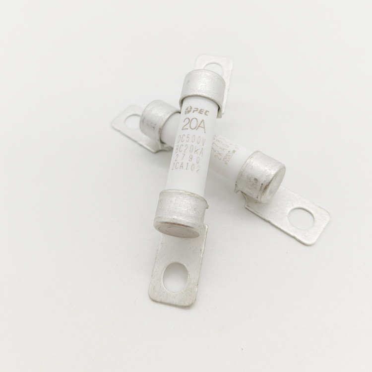 PEC新能源汽车保险丝高压保险管500V直流熔断器15A20A30A40A50A