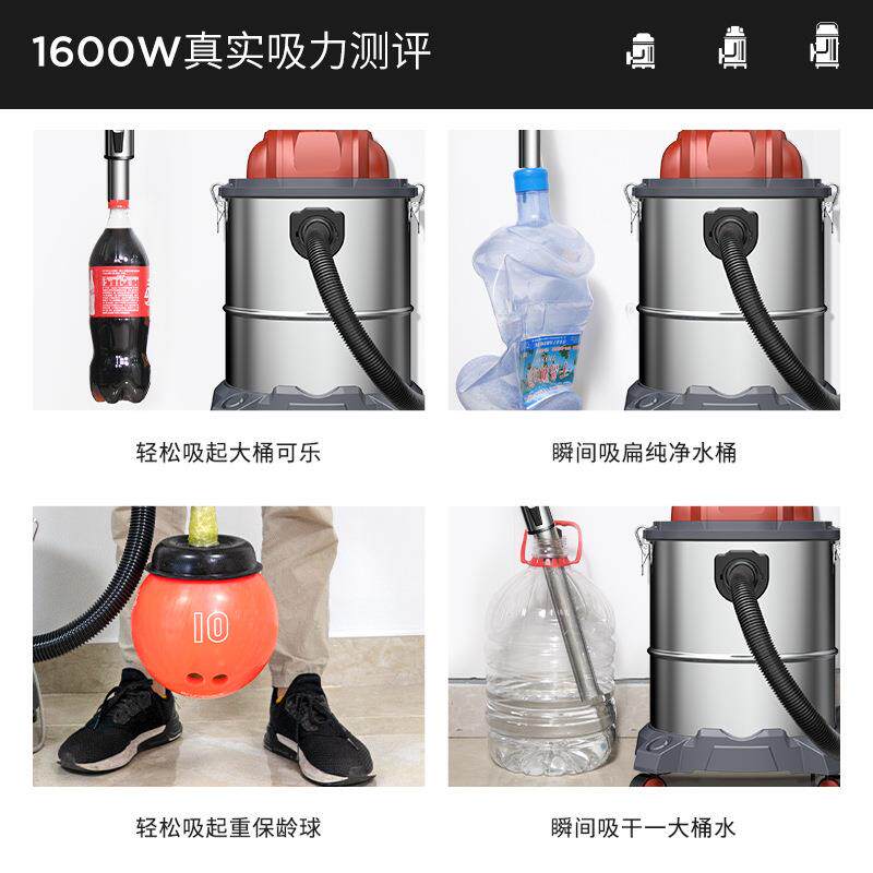 杰诺大吸力家用吸尘器小型车用手持式便携床上床铺沙发地毯吸尘机