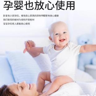 柜拉门简NFT约现代家用家具简推易衣橱木质板式 柜子储衣房物柜出