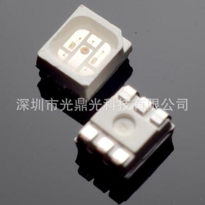 高亮2835RGB透明6脚35JFO绿28全彩贴片3528红三色led蓝六脚灯珠