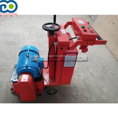 小型混凝土路面铣刨机拉毛机 手推式300/350/500型液压柴油铣刨机