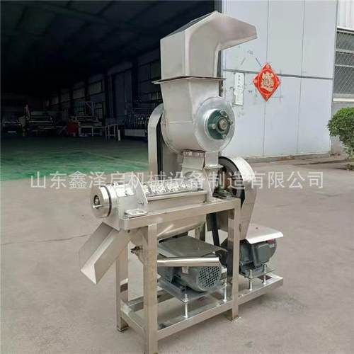 苹果梨橙子菠萝榨汁机破碎榨汁机不锈钢商用柠檬梨哈密瓜榨汁机