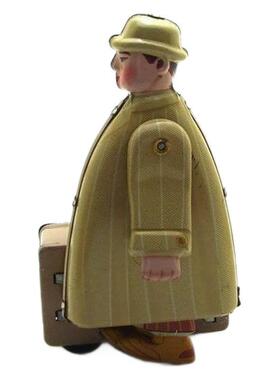 MS472旅行者铁皮玩具怀旧主题酒吧咖啡服饰店个性摆件礼品