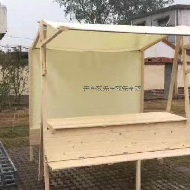 架户外展示架促销花车摊位实木夜市折叠可现货架集市移动摆摊