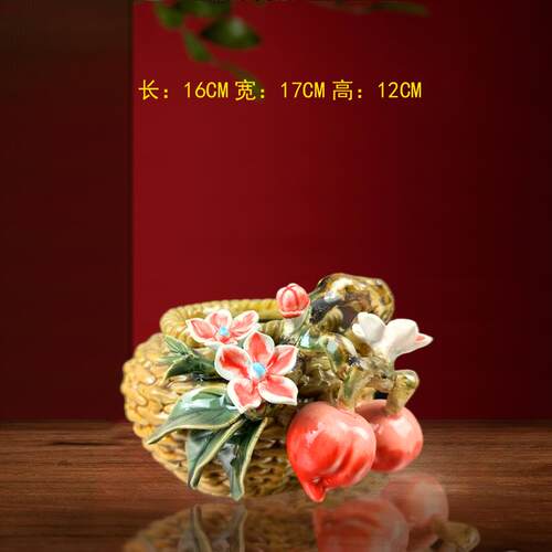 高档购产品石湾花盆，花瓶，多肉家居用品桃花水培绿色工植采物吸