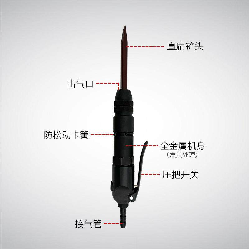 气铲CZ1/CZ2工业风铲气动铲小刮铲除锈破口铲削上海工友牌源头厂图片