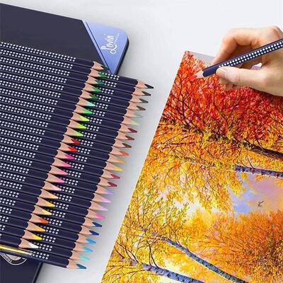 Professional Watercolor Pencil Set 12/36/48/72/120 Coloured