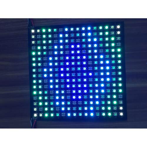 WS2812 5V 16*16像素软屏 LED动感像素屏 可编写效果花样高品
