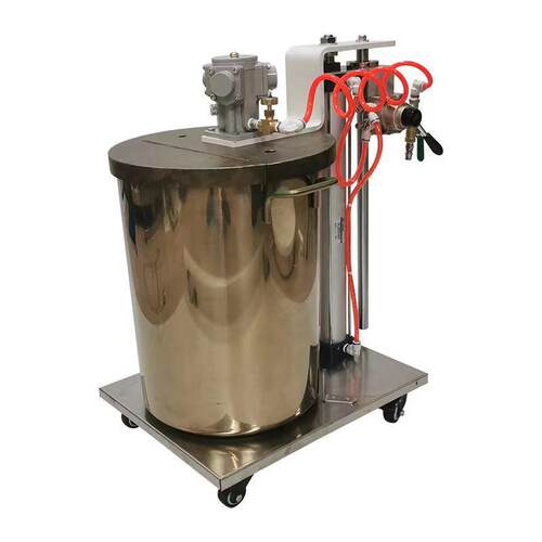 40L油漆涂料气动搅拌机 化工实验室脱模剂桶 搅拌设备