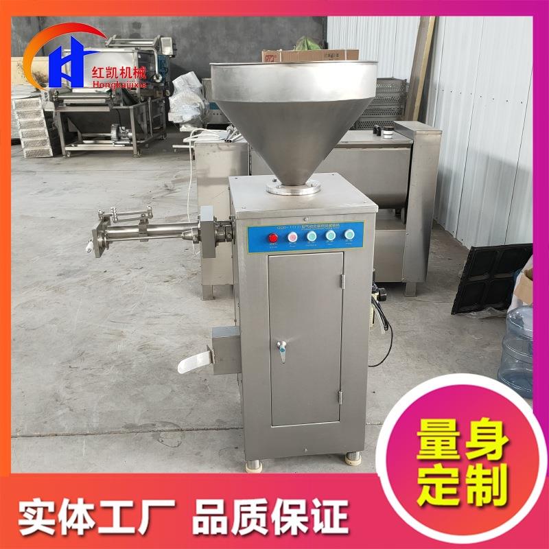 供应哈尔滨红肠机器 东北血肠灌肠机器 猪肉肠自动扭结灌肠机