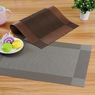 Place mat wine place mat shop PVC heat-insulating cup mat Te