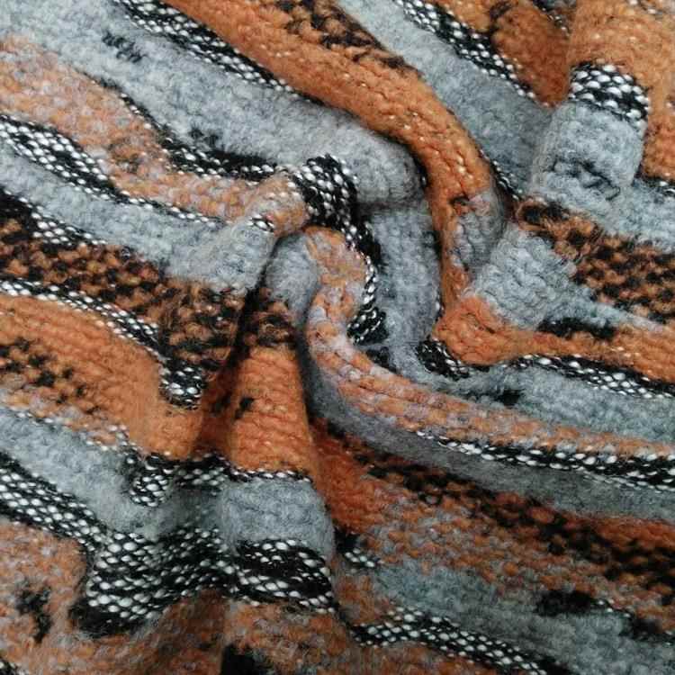 产织地货源现爆款羊毛花布料秋冬毛呢针毛呢提毛呢面料面料大衣外