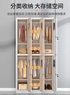更柜宿舍铁皮储物柜健身房六浴室钢门带锁工衣YZS-GYG-厂车间制存
