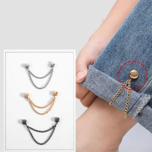 Chain magnetic snap sleeve fastener, waist cincher, T-shirt
