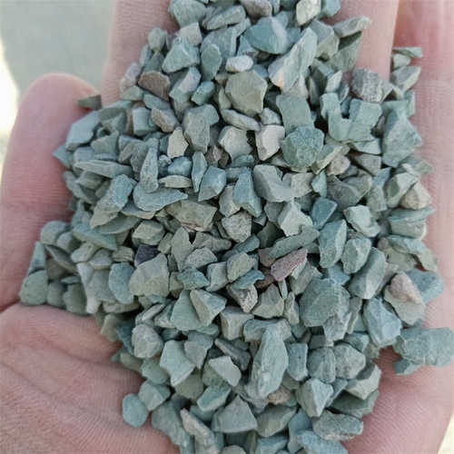 供应海洋水磨石子透水地坪胶粘石路骨料多肉绿沸石绿水洗石碎石子