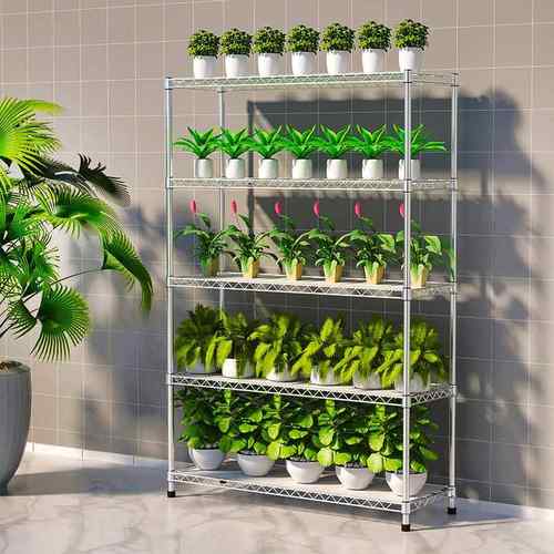 新款30物4不锈架架钢PJV5层多肉花架阳台绿植盆栽置架落地层分层