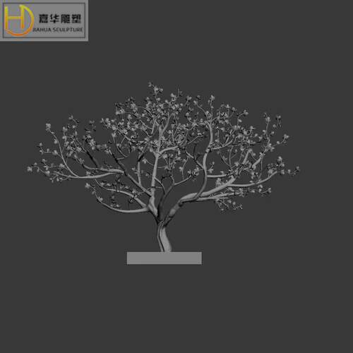 不锈钢树枝雕塑户外仿真树藤景观装饰园林造景艺术品抽象铁艺树枝