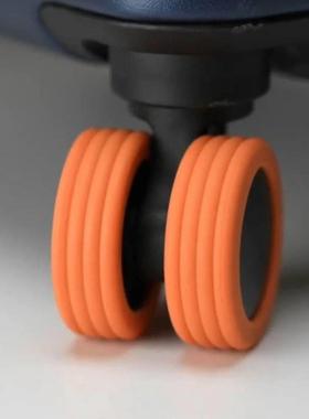 8pcs Silicone Luggage Wheels vers Silent Luggage Wheel Prote