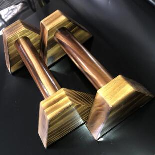 高档WRGD俄式身挺俯卧撑支架倒立神木器户器外家用运动健身材实单
